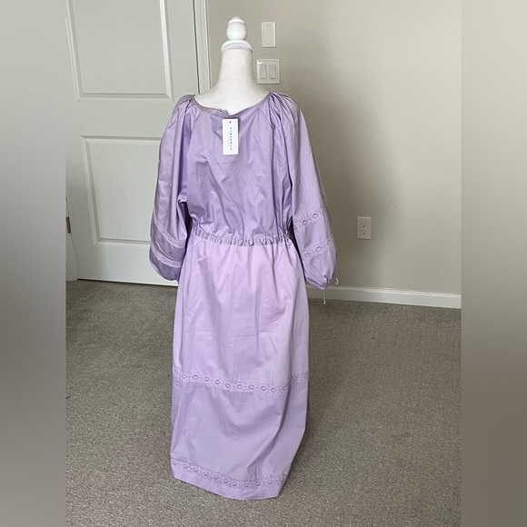NWT Harshman Belle Lavender Long Sleeve Maxi Dress Size 2X and 3X - Picture 11 of 15